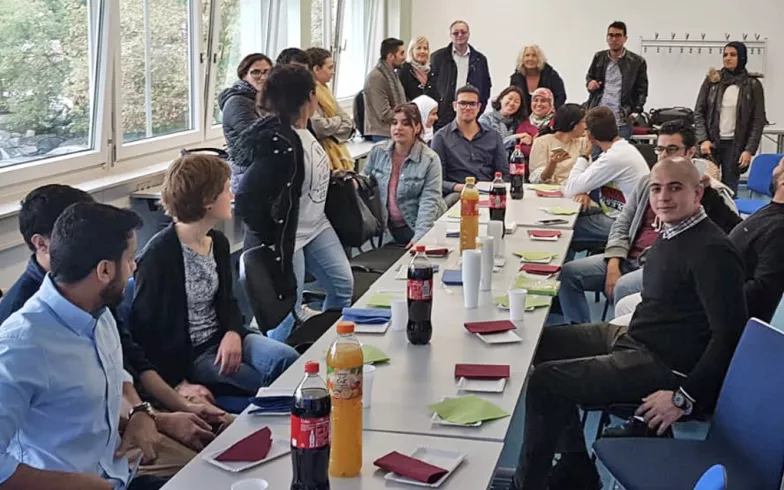 Die kleine Feier in der Mittagspause war eine gelungene Abwechslung