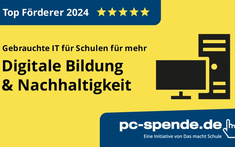 Top Förderer 2024 - Siegel für "Digitale Bildung & Nachhaltigkeit"
