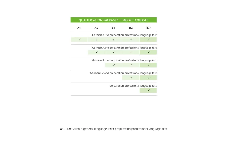 Overview medicine compact courses for self-pay participants with an EU degree