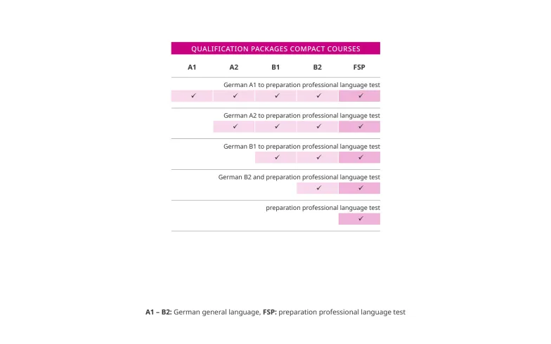 Overview pharmacy compact courses for self-pay participants with an EU degree
