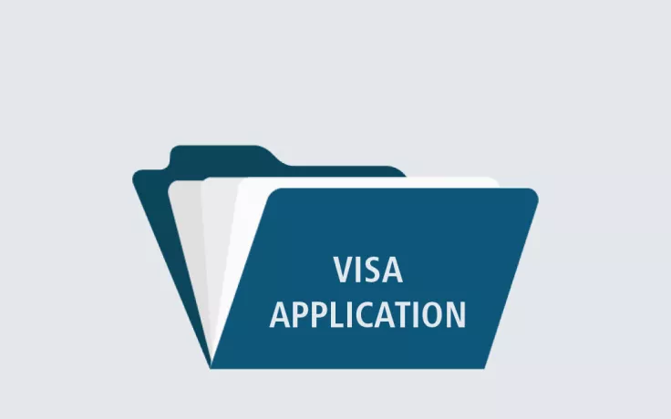 إعداد طلب التأشيرة